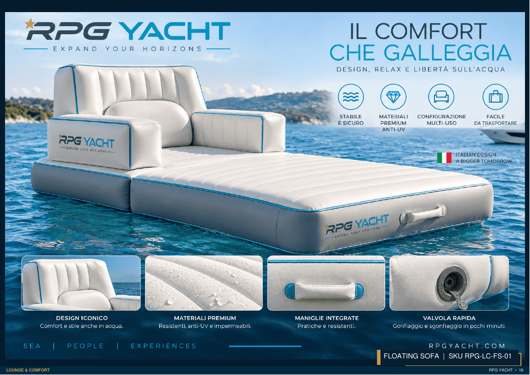 RPG YACHT 2027 dock and entertainment concept